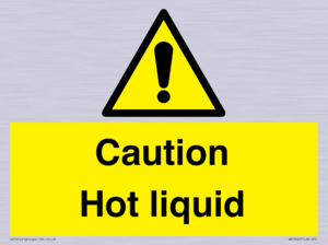 Caution Hot liquid